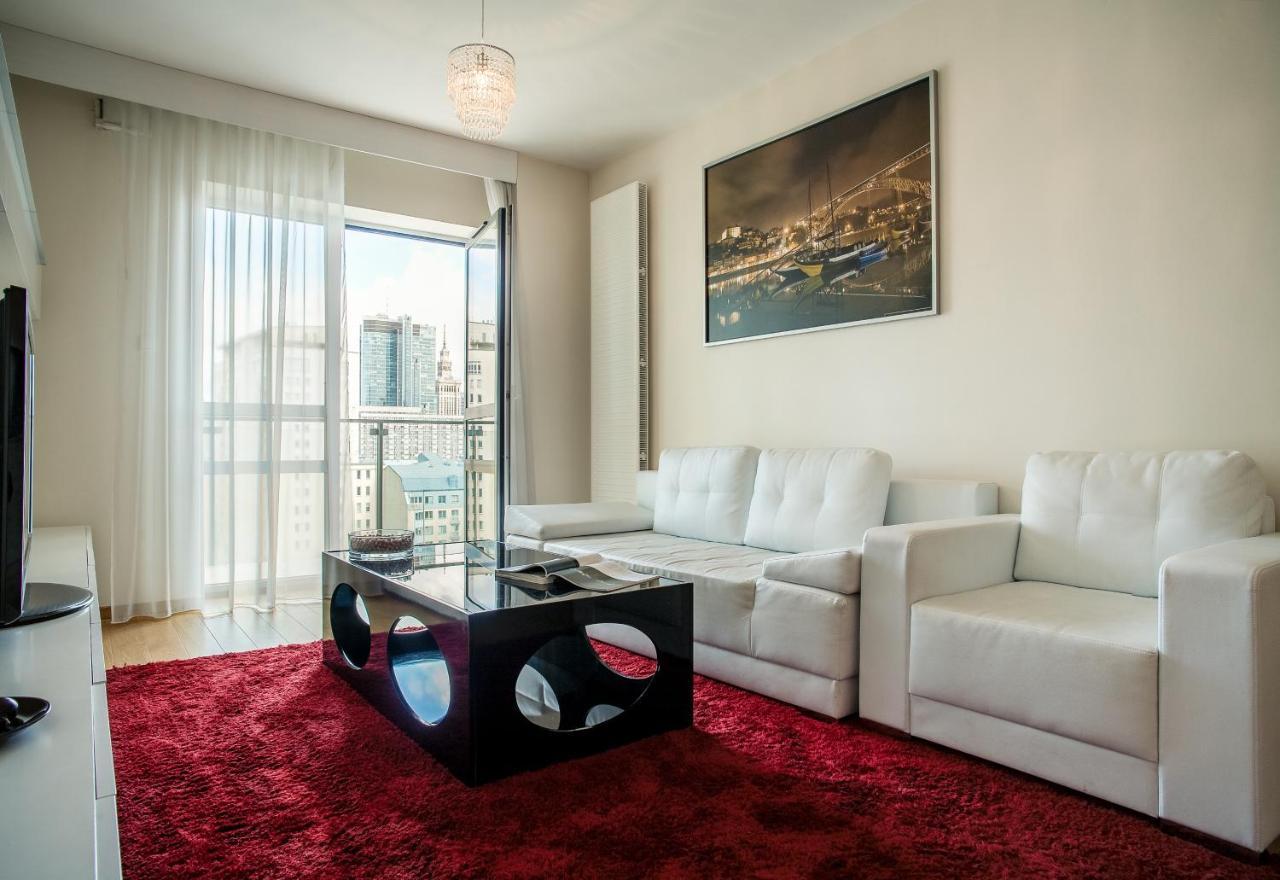Platinum Towers Luxury Apartments Warschau Exterior foto